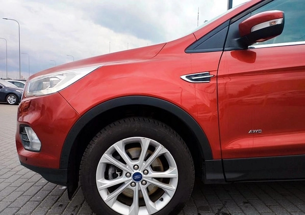 Ford Kuga cena 89900 przebieg: 81458, rok produkcji 2018 z Wojcieszów małe 379